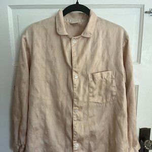 Vintage Frette Royal Collection Cotton Sleepwear Set - Size Large